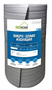 Виброшумоизоляция под стяжку пола ISOHOME П (К) 10мм (1,3*50м) 65 м2